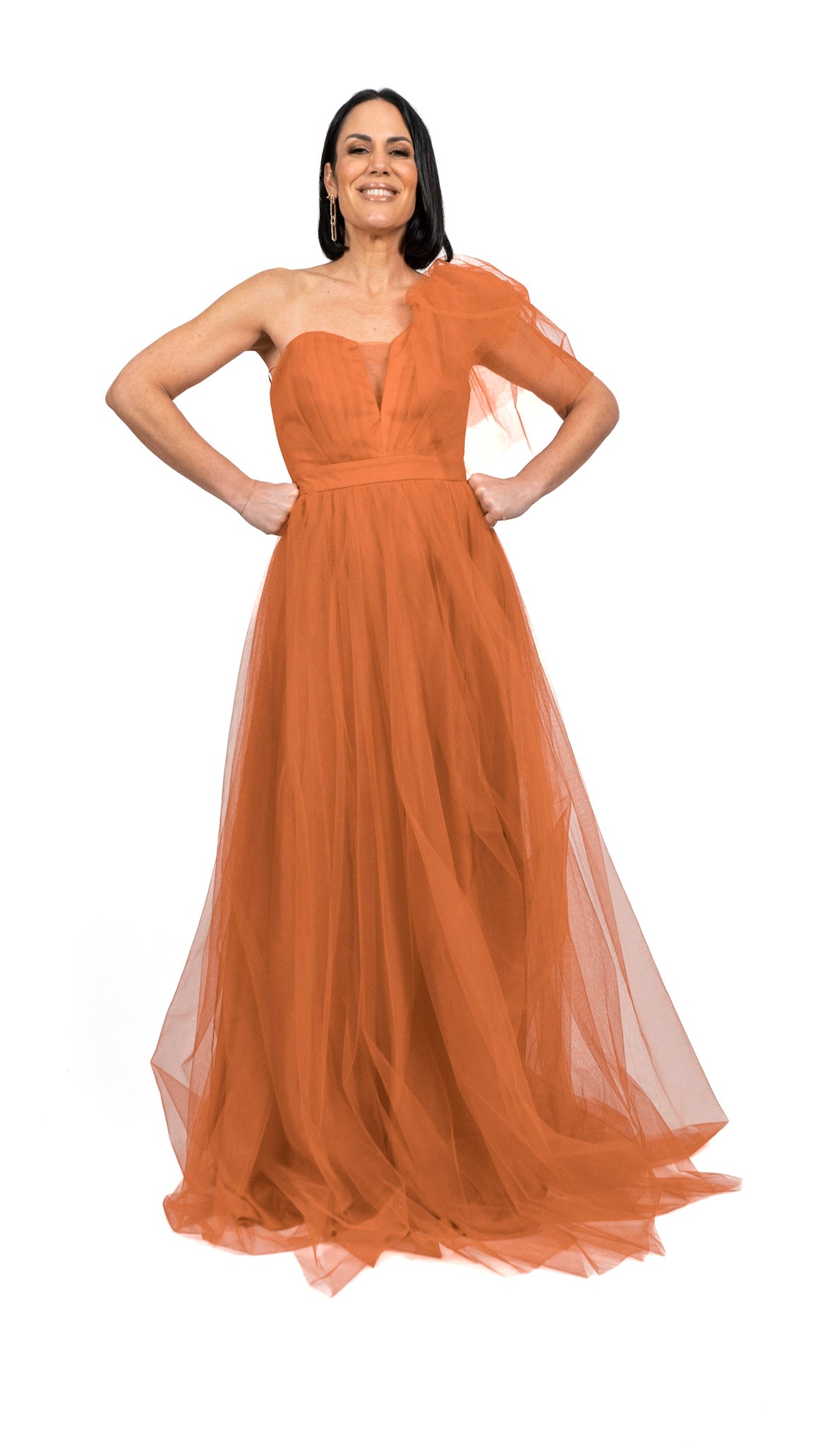 Orange Tulle Dress