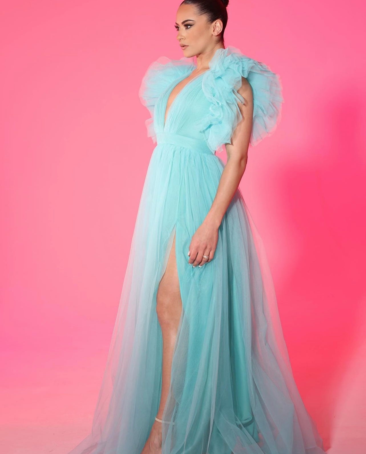 Bury Me in Tulle Gown in Tiffany Blue